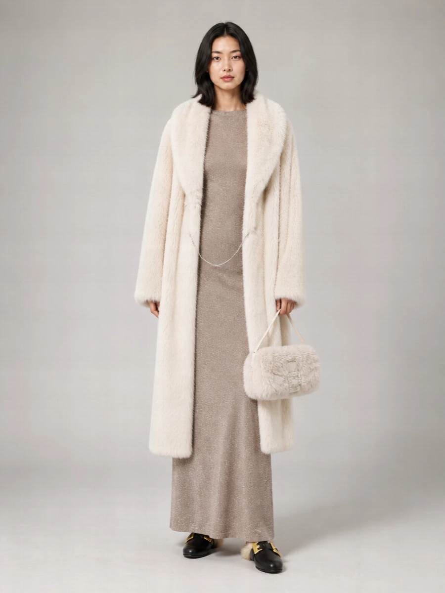 Dondup Faux Fur Coat