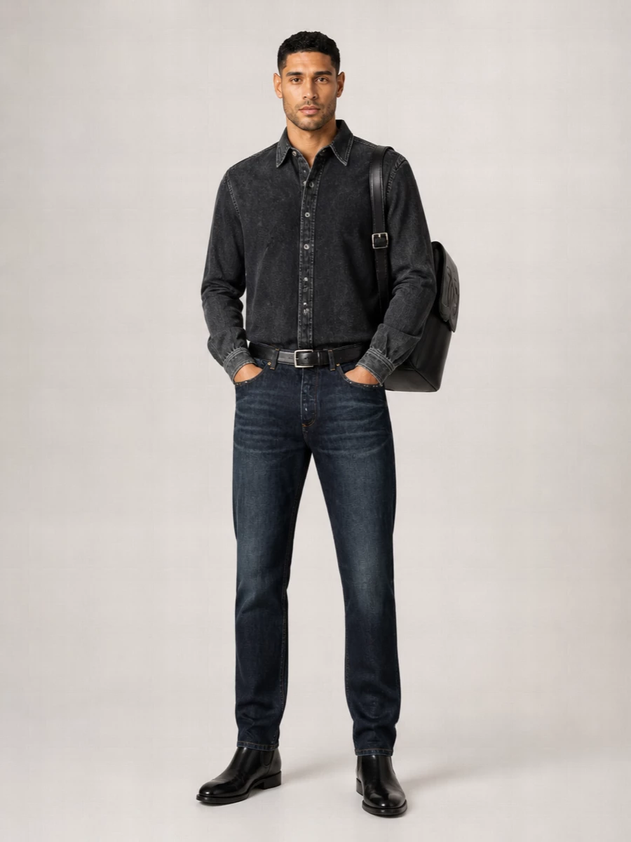 Dolce&Gabbana Logo-Embroidered Denim Jeans