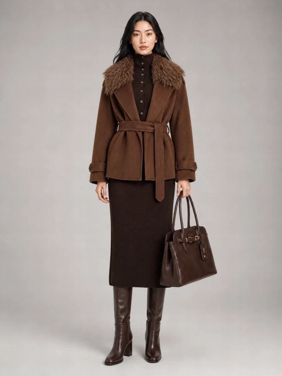Miu Miu Aventure Lamb Leather Tote Bag