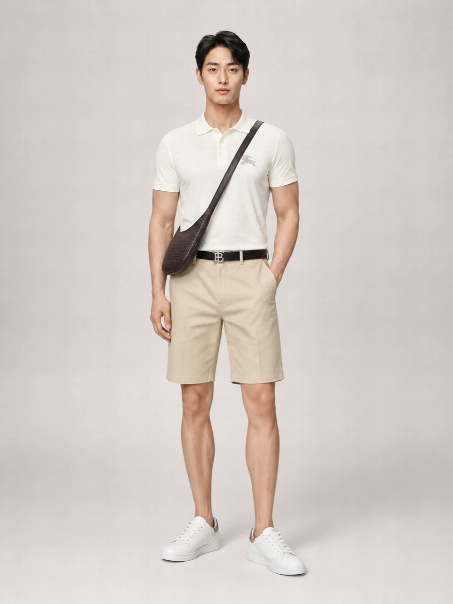 Burberry Cotton Short-Sleeve Piqué Polo Shirt