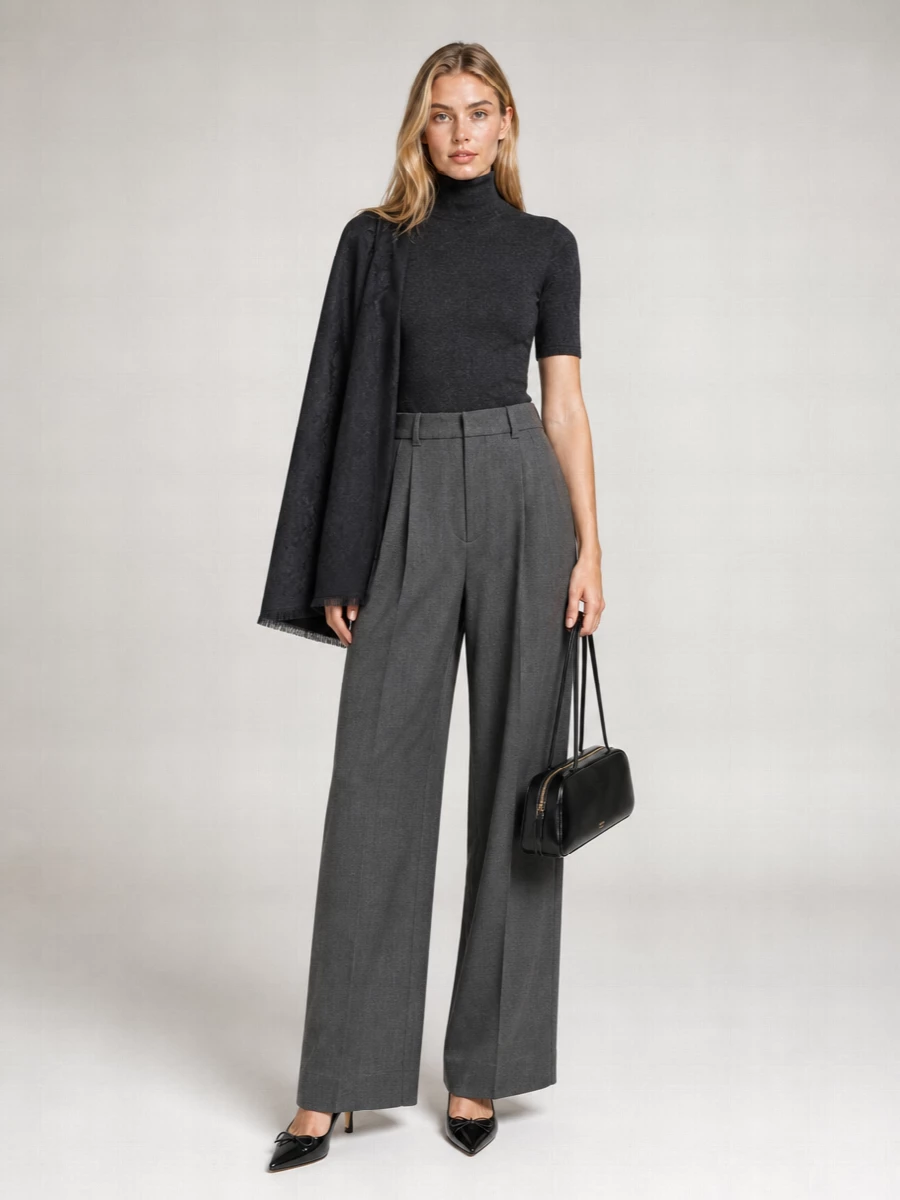 Jacquemus Cashmere-Blend Ribbed Slim-Fit High-Neck Short-Sleeve Knitted Top