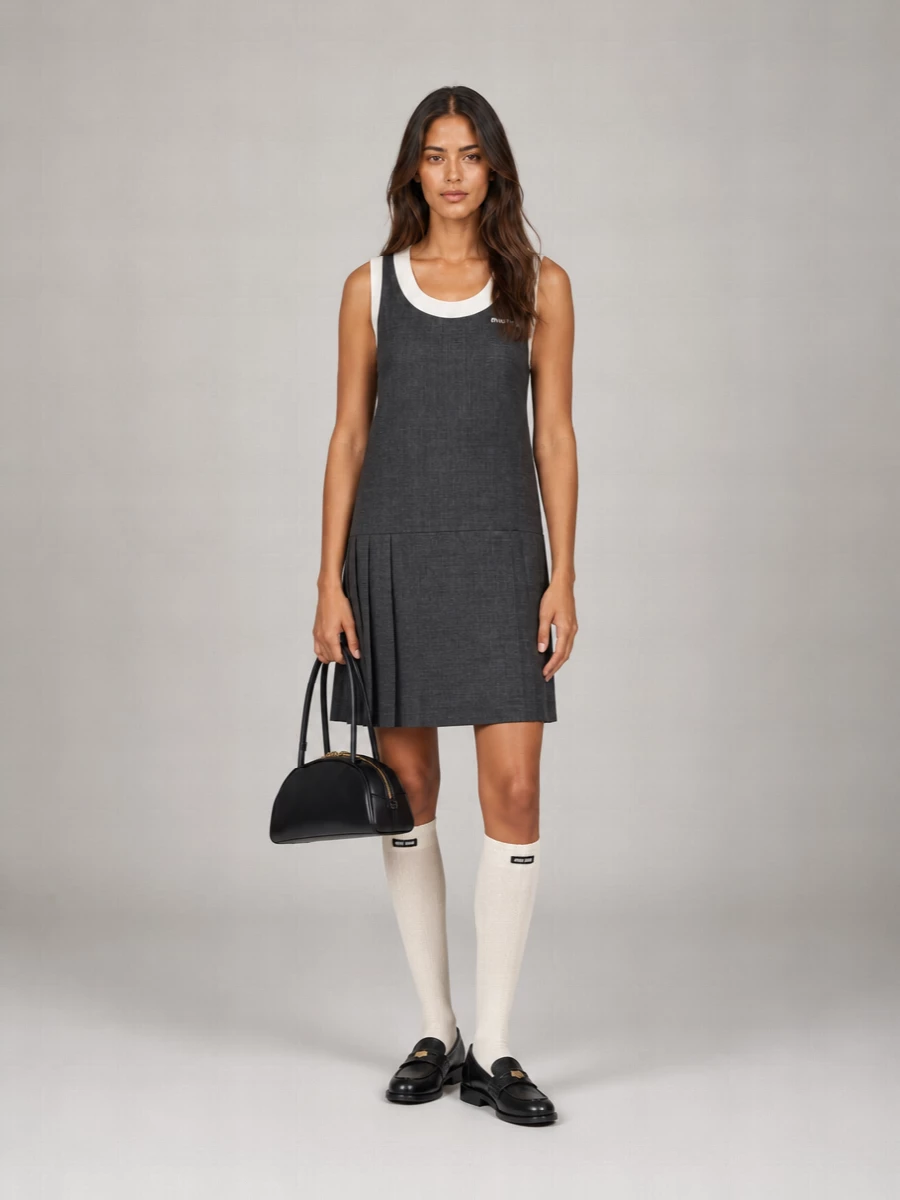 Miu Miu Cotton Pointelle Knee-High Socks