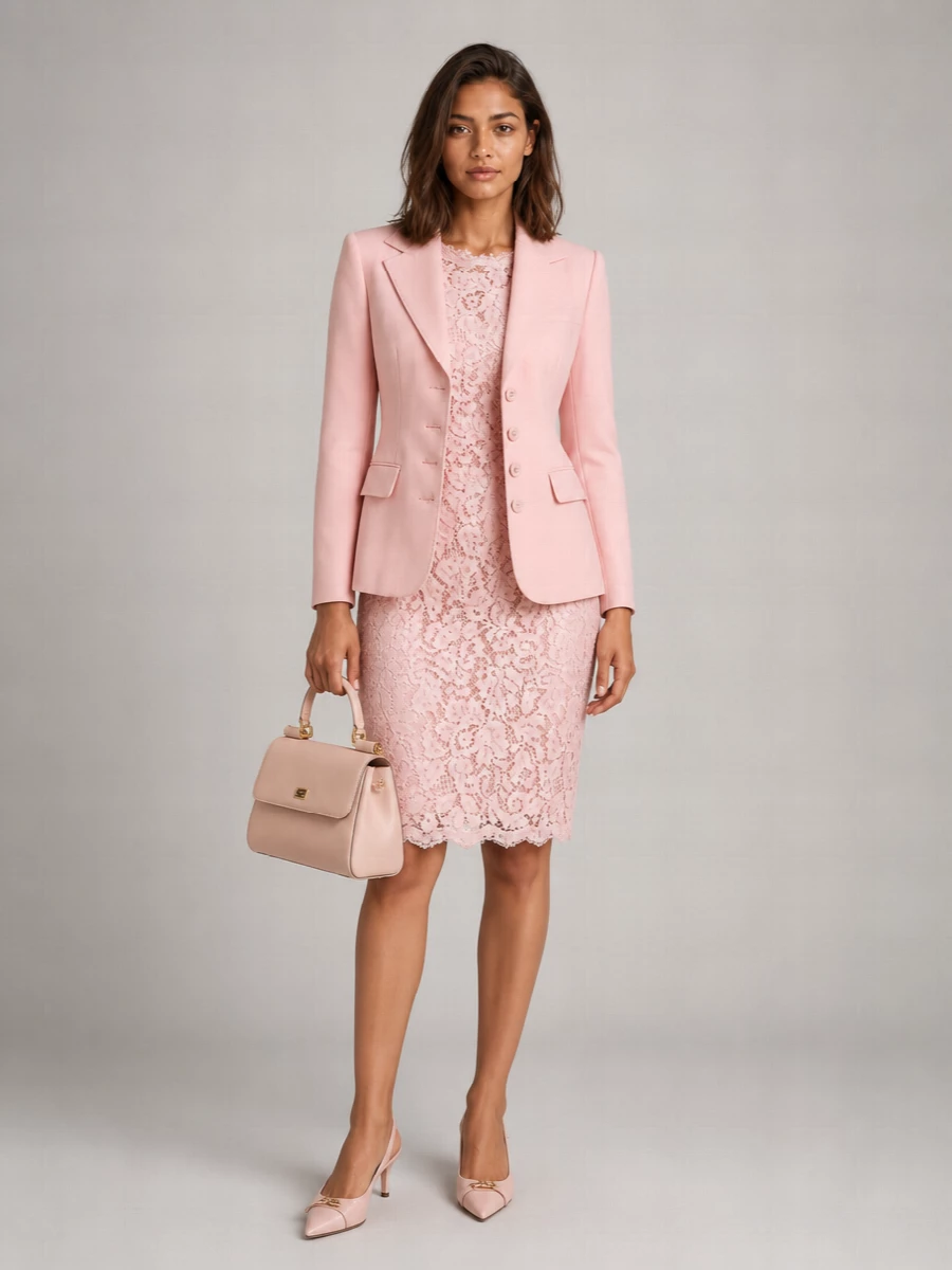 Dolce&Gabbana Single-Breasted Wool Blazer
