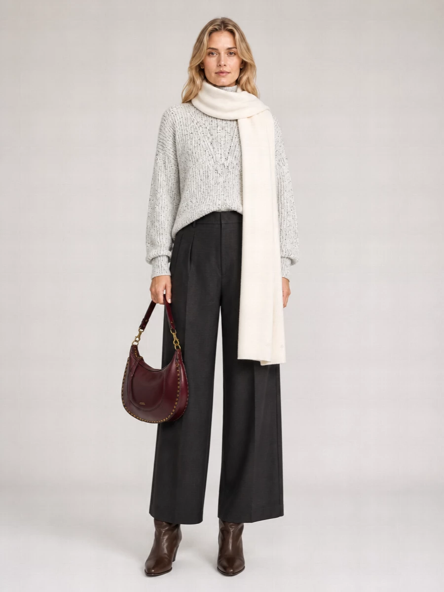 Isabel Marant Naoko Medium Leather Shoulder Bag