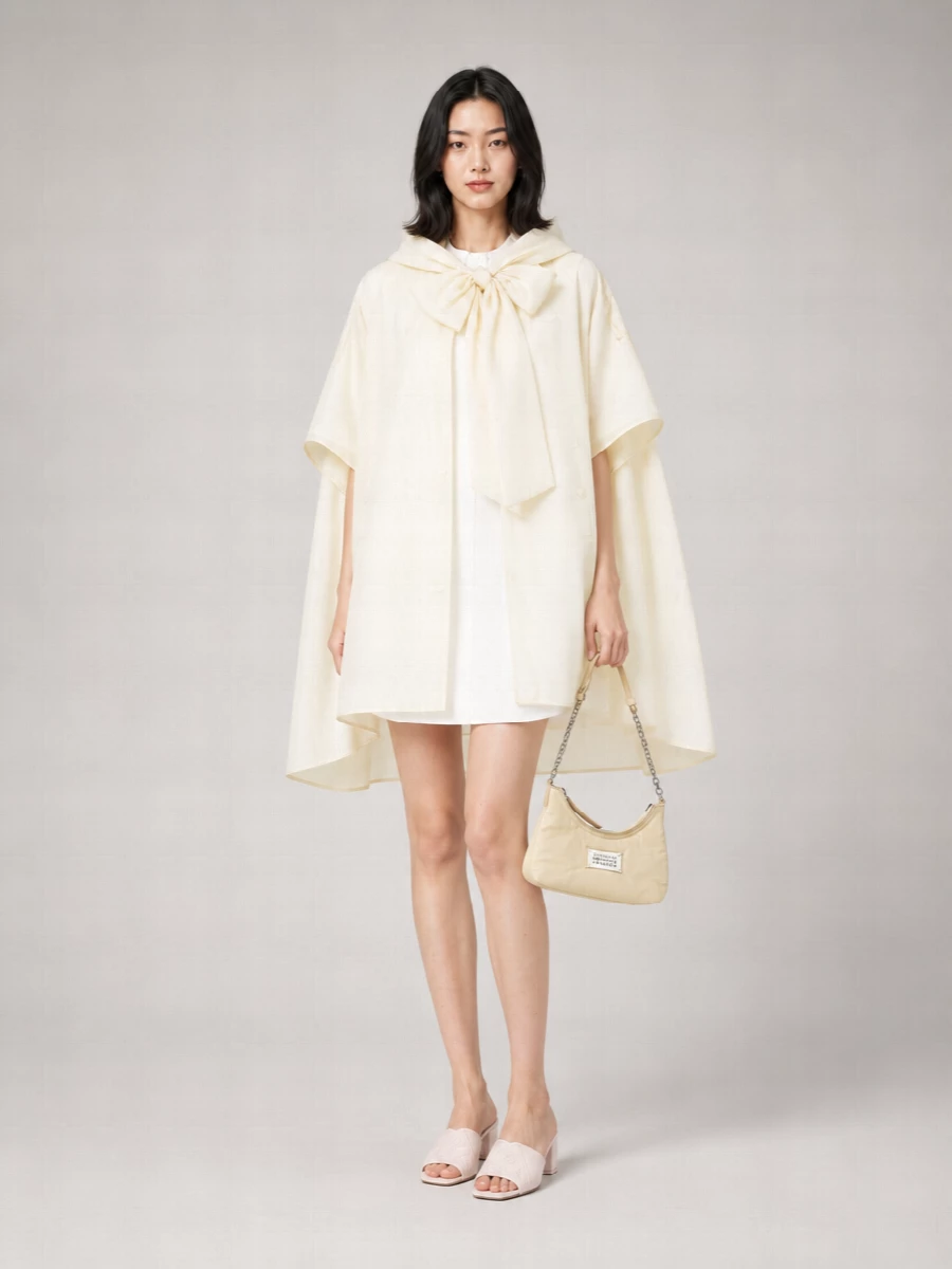 Moncler Taffeta Cape