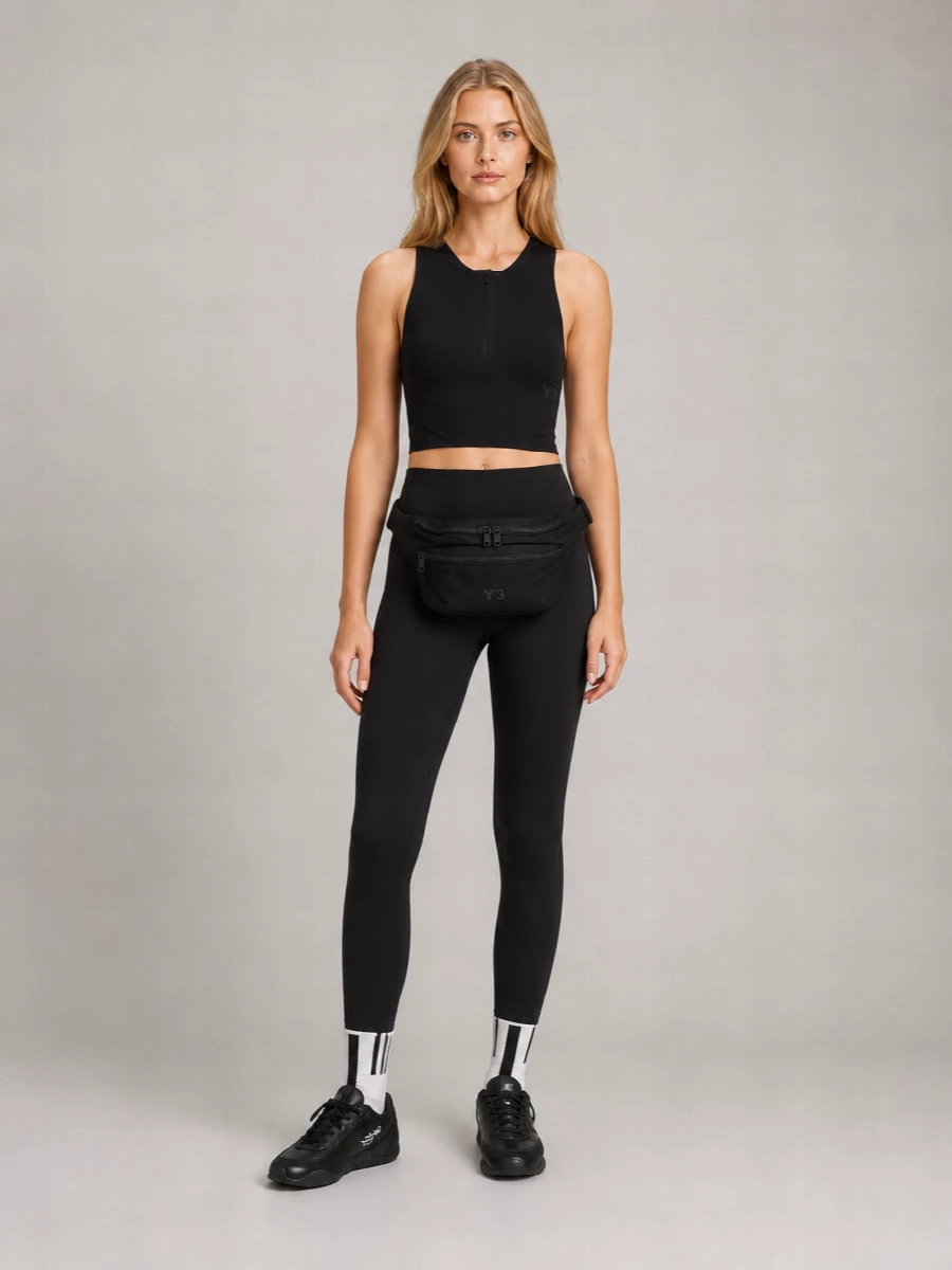 Y-3 High-Rise Slim-Fit Technical Leggings