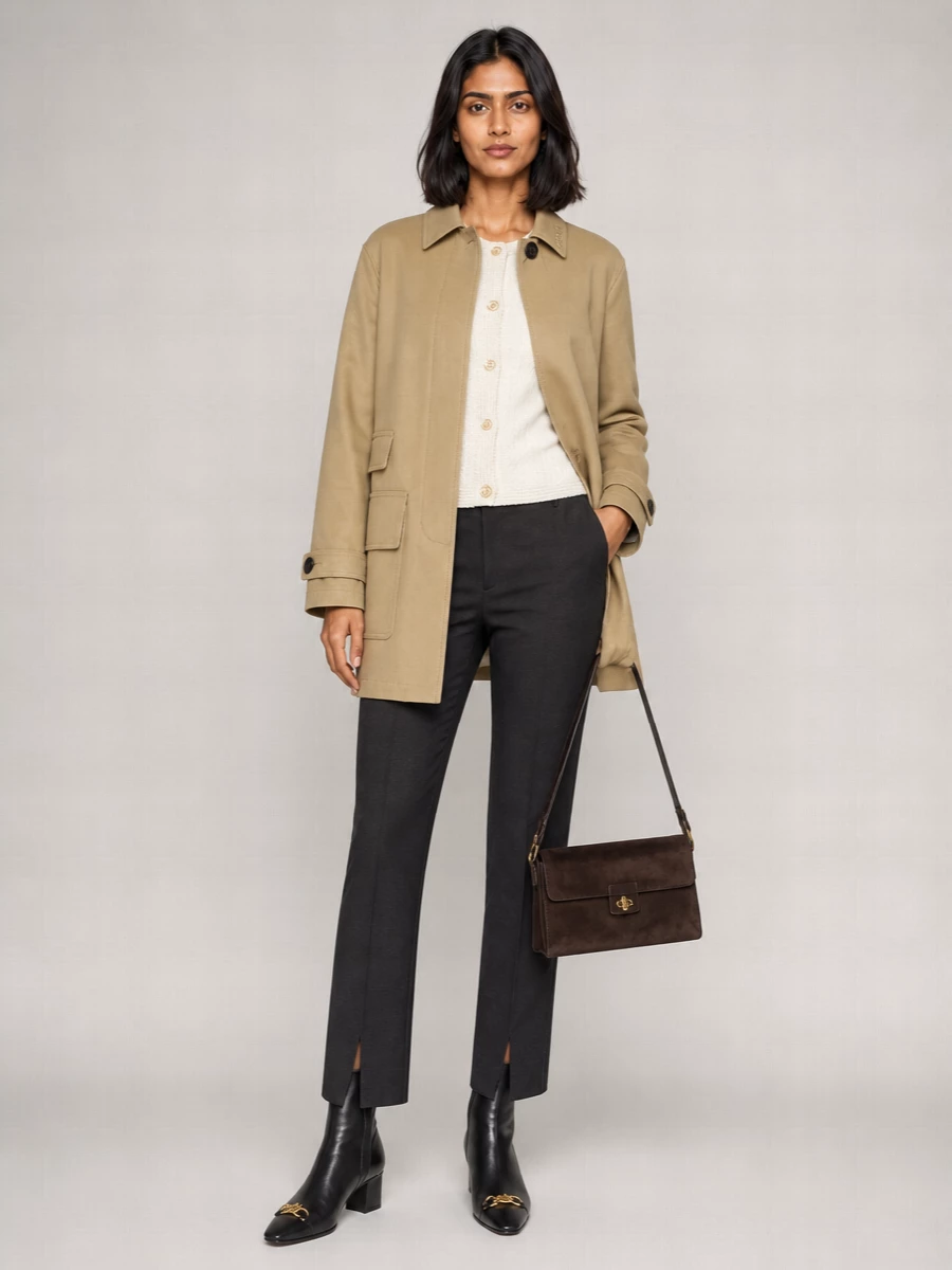 Gucci Cotton Single Breasted Coat
