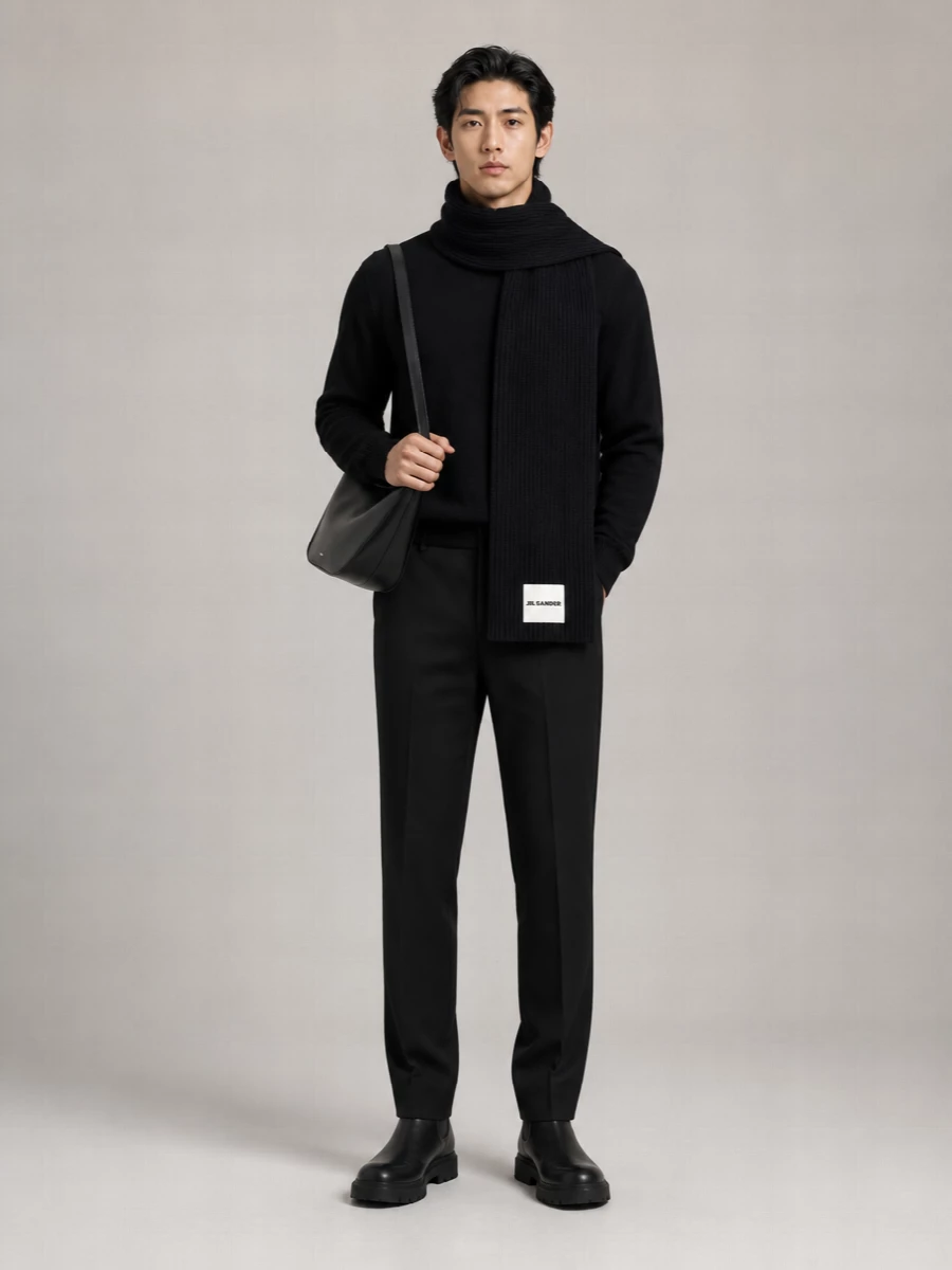 Jil Sander Cotton Straight-Leg Trousers