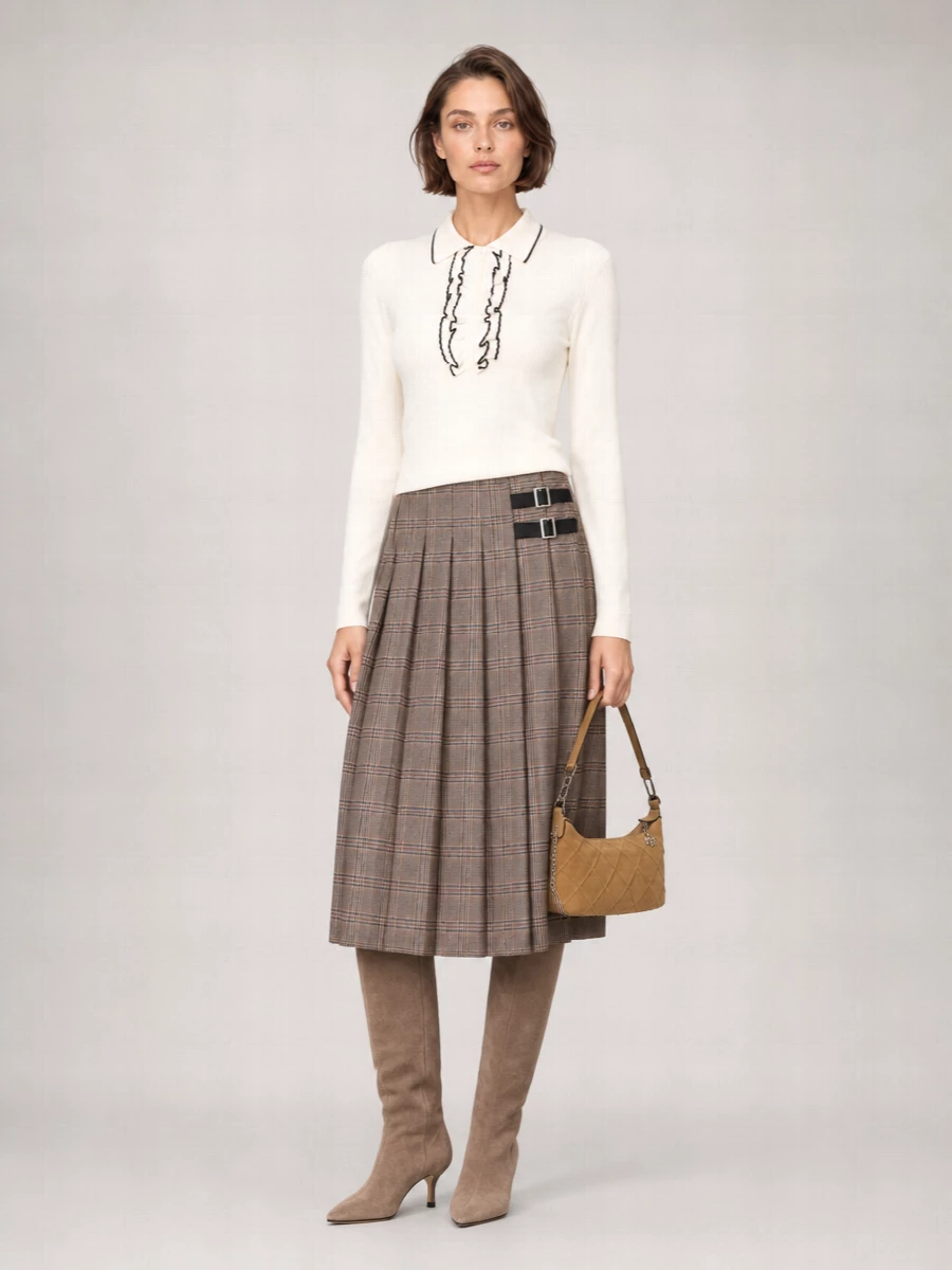 Tory Burch Fleming Suede Quilted Shoulder Bag