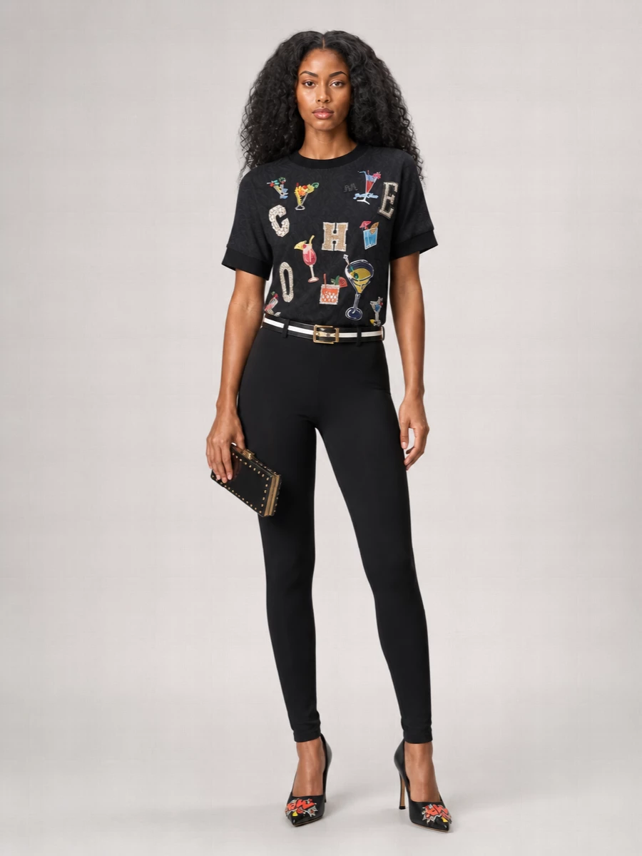 Dolce&Gabbana Leather Patch Embellished Pumps