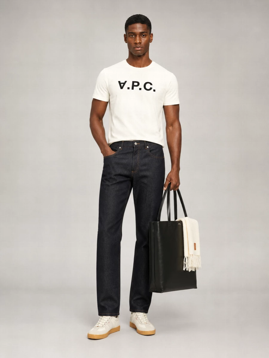 A.p.c. Organic Cotton Oversized Logo-Print T-Shirt