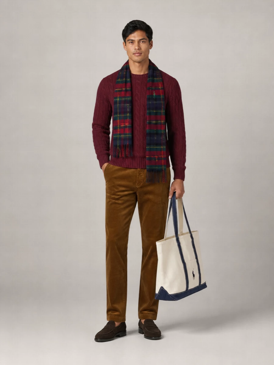 Polo Ralph Lauren Cable-Knit Wool And Cashmere Crewneck Jumper