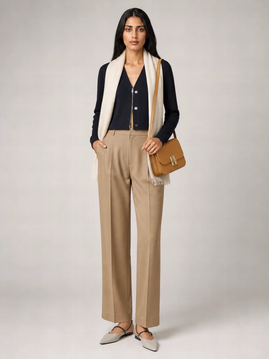 Fabiana Filippi V Neck Cropped Knitwear Long Sleeves Buttons