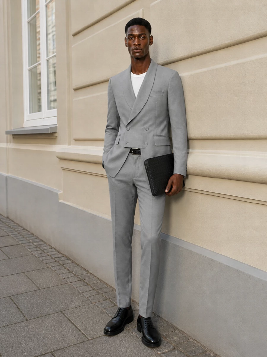 Tagliatore grey blazer pt torino trousers outfit