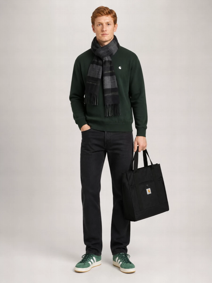 Carhartt Wip lambswool-blend ribbed crewneck sweater