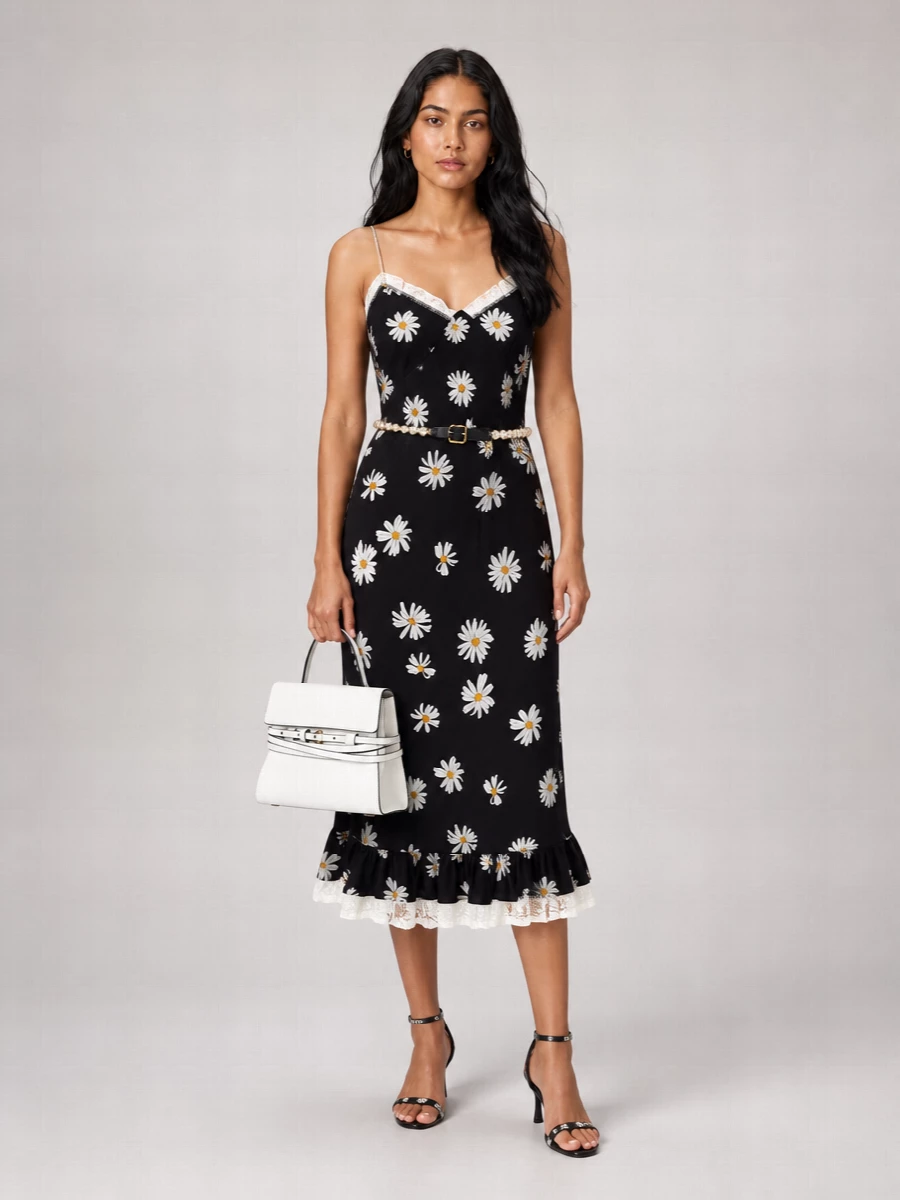 Moschino Silk Midi Dress