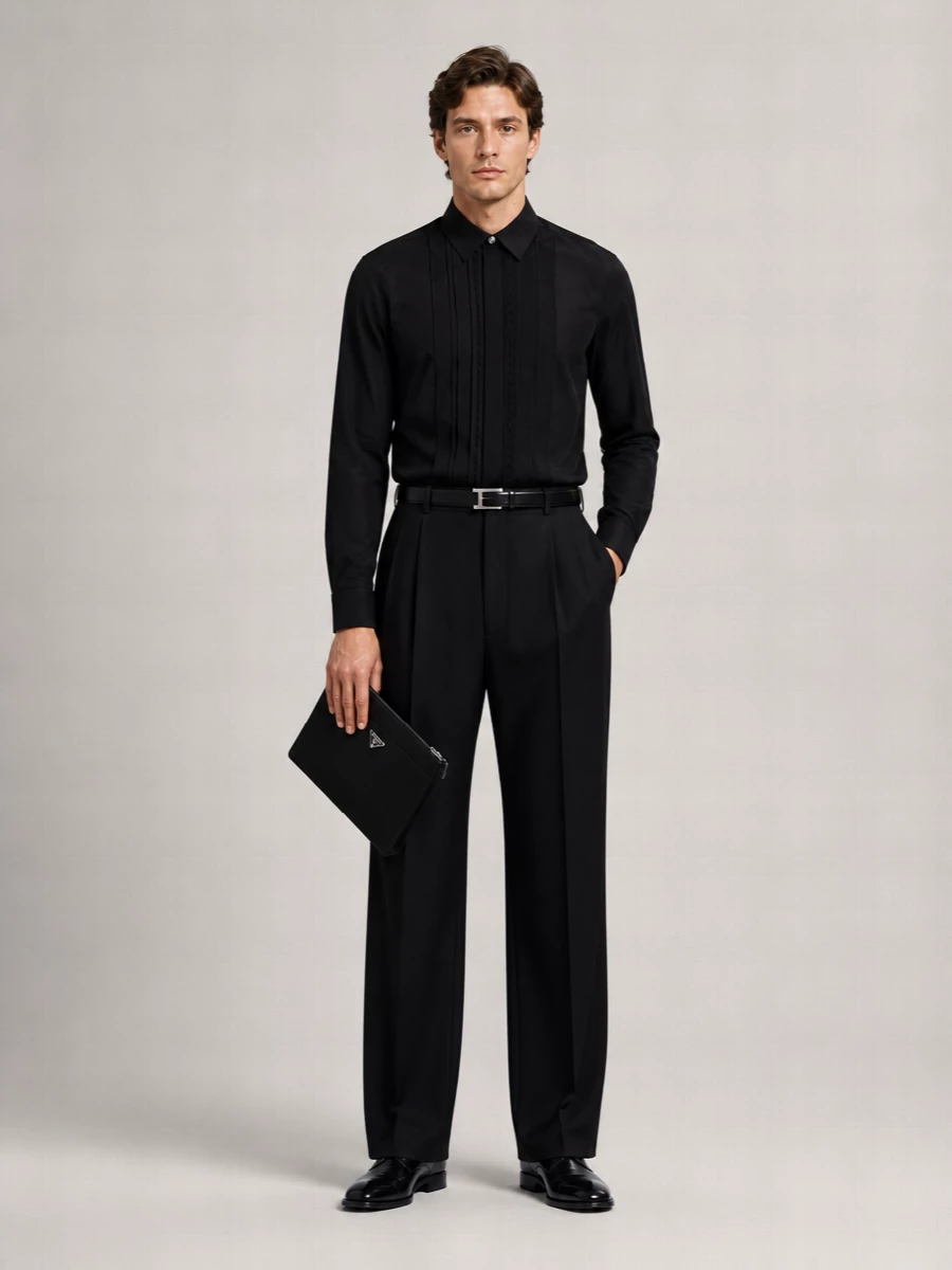 Versace Silk Crepe Shirt