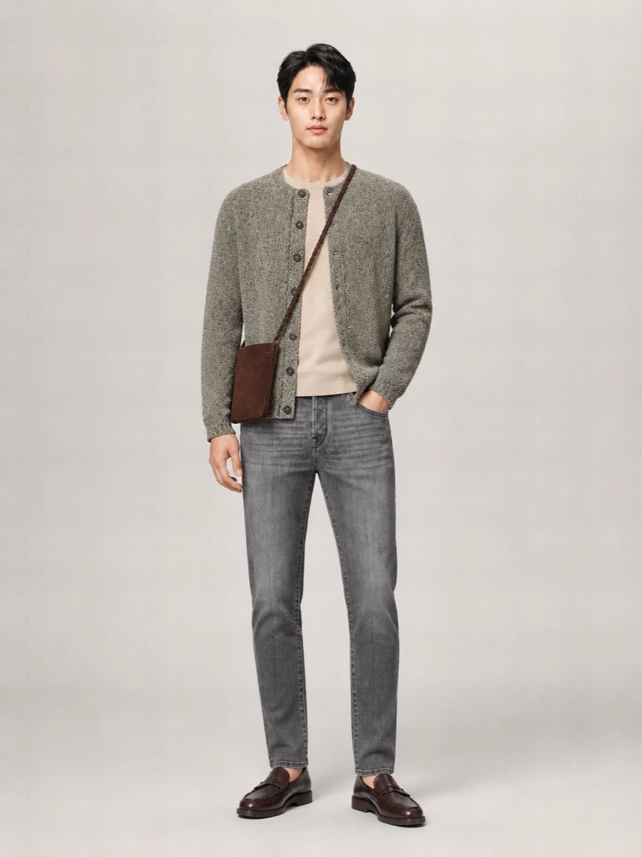 Jacquemus Merino Wool Relaxed-Fit Cardigan