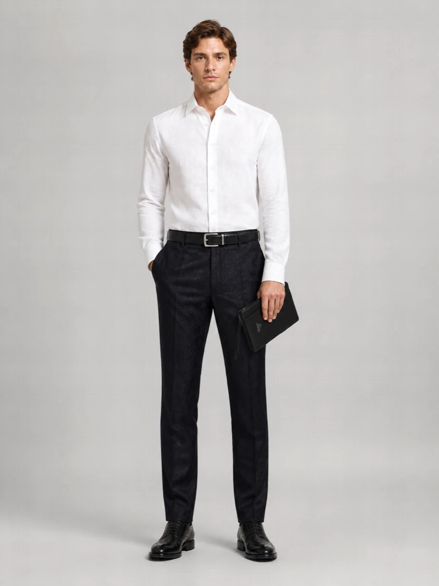 Etro Jacquard Tailored Trousers