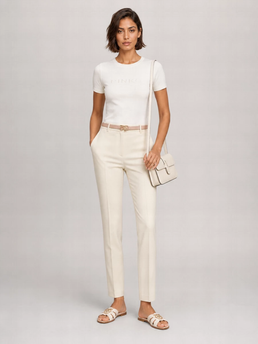 Pinko Cotton Short-Sleeve T-Shirt