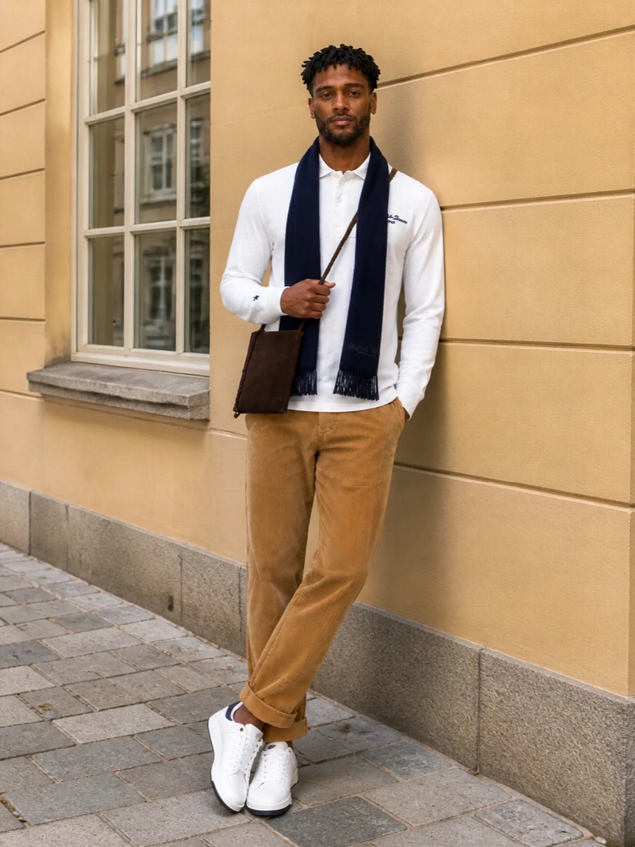 Polo ralph lauren polo corduroy trousers outfit
