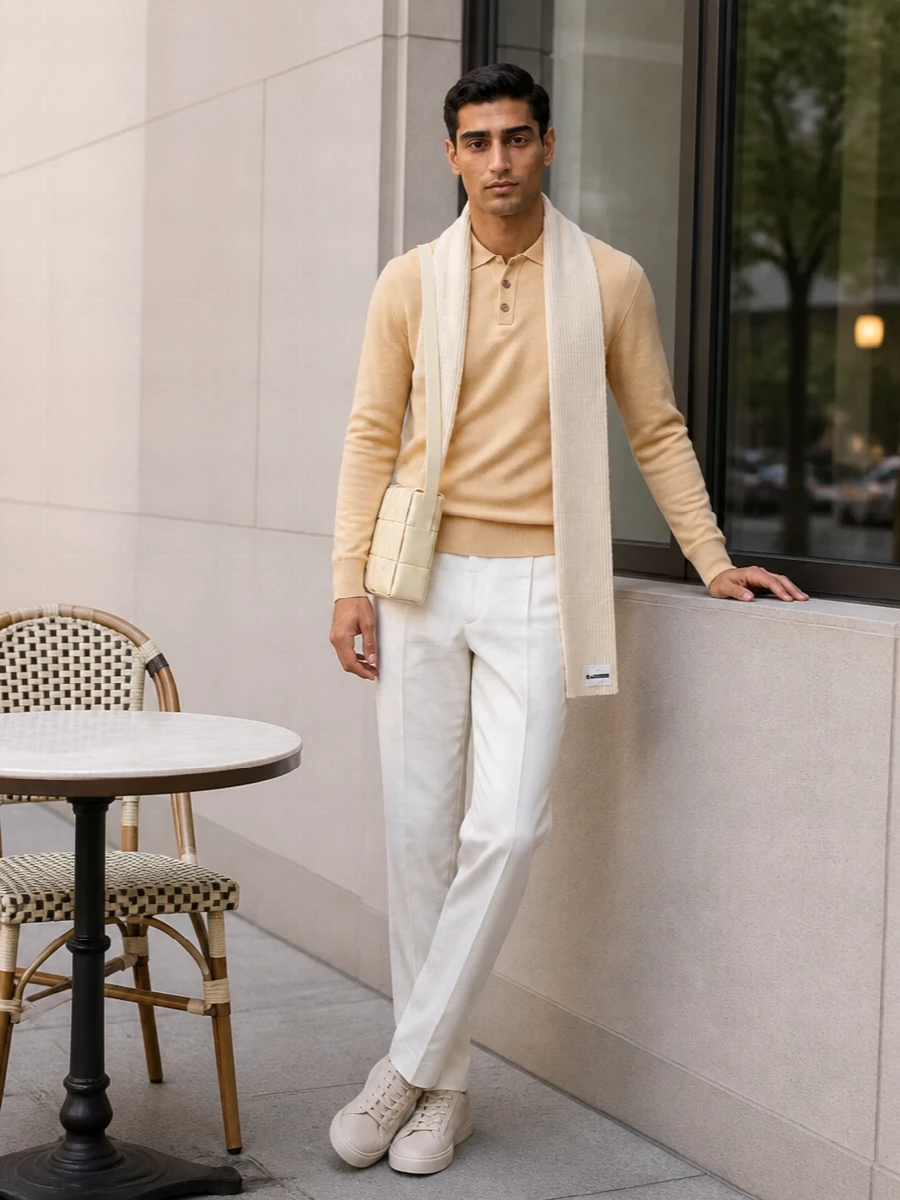 Brunello cucinelli trouser tods sneaker outfit