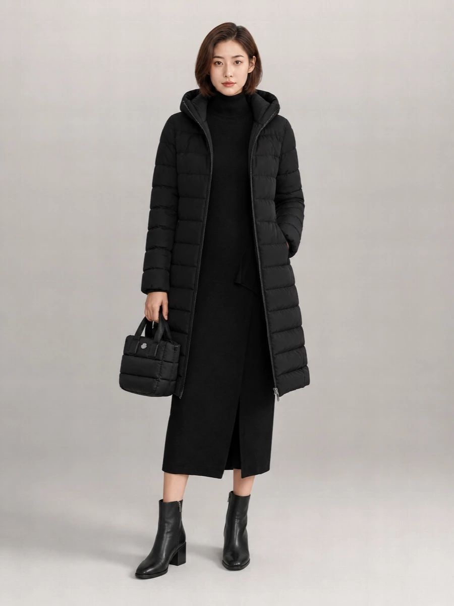 Herno Two-Layer Windstopper Hooded Puffer Jacket