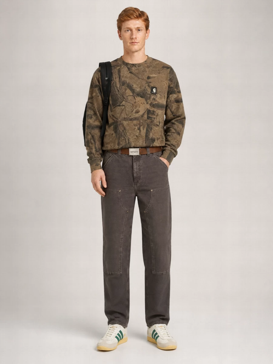 Carhartt Wip Cotton Printed Long-Sleeve T-Shirt