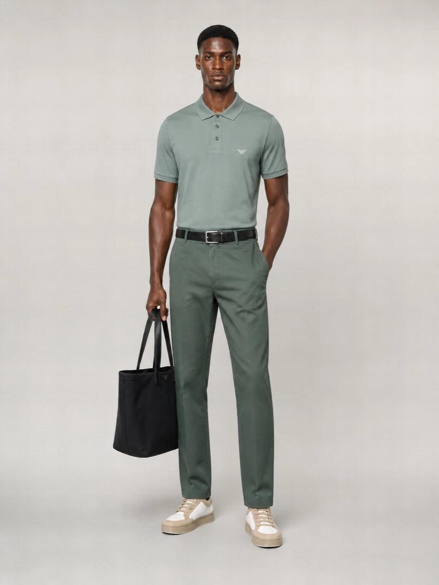 Emporio Armani Straight-Leg Trousers
