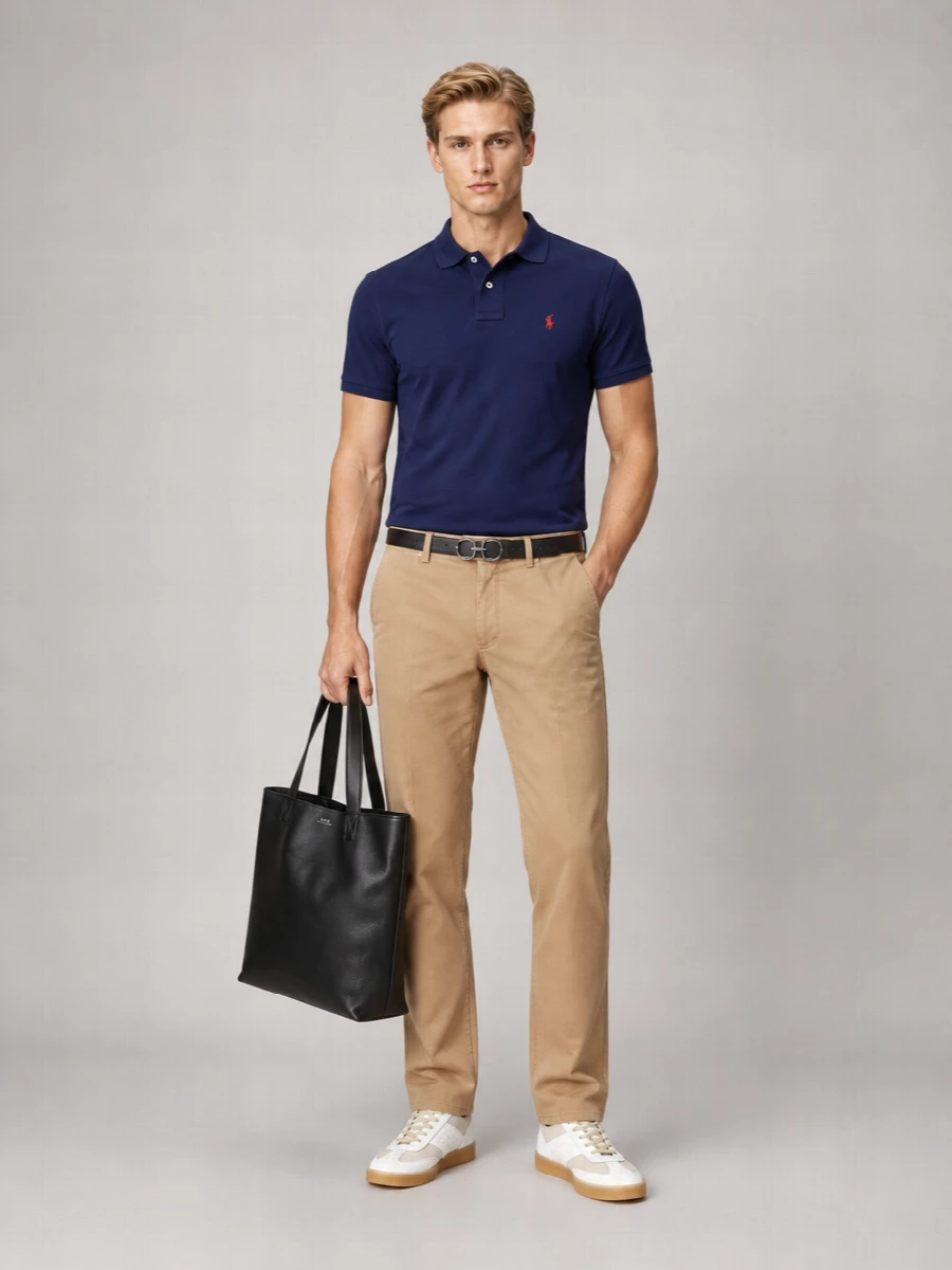 Polo Ralph Lauren Cotton Slim-Fit Short-Sleeve Polo Shirt