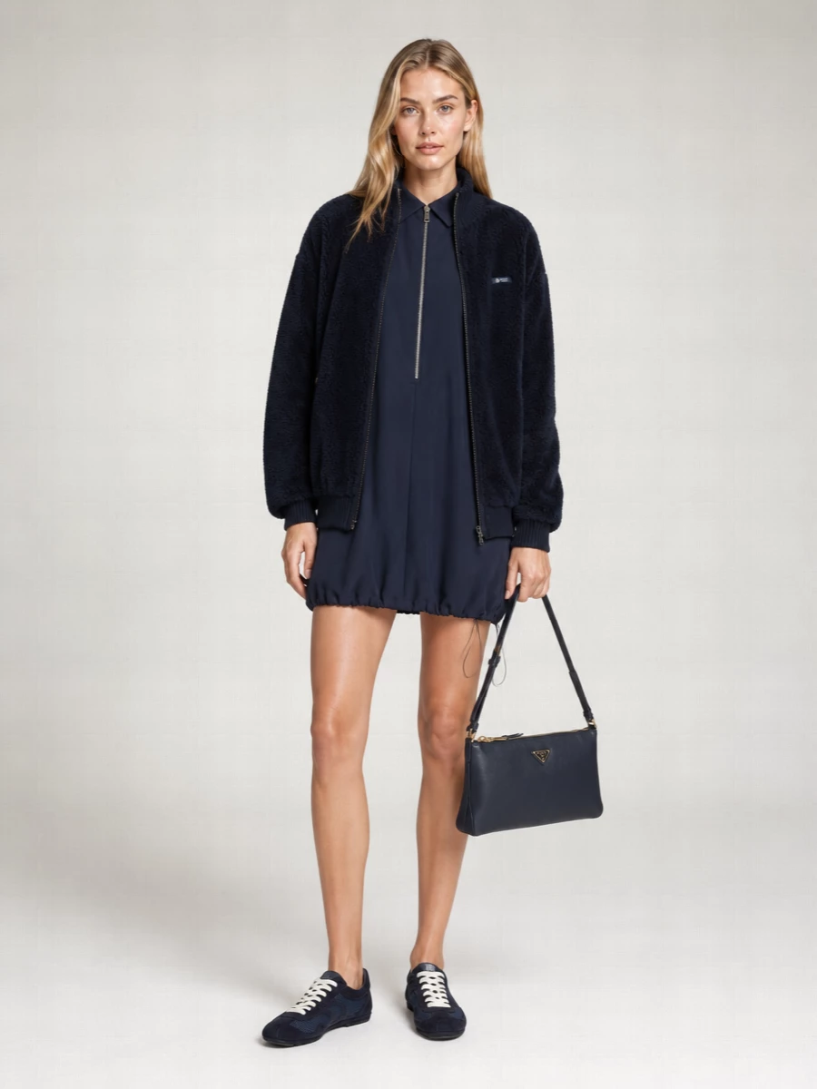 Prada Virgin Wool Bomber Jacket