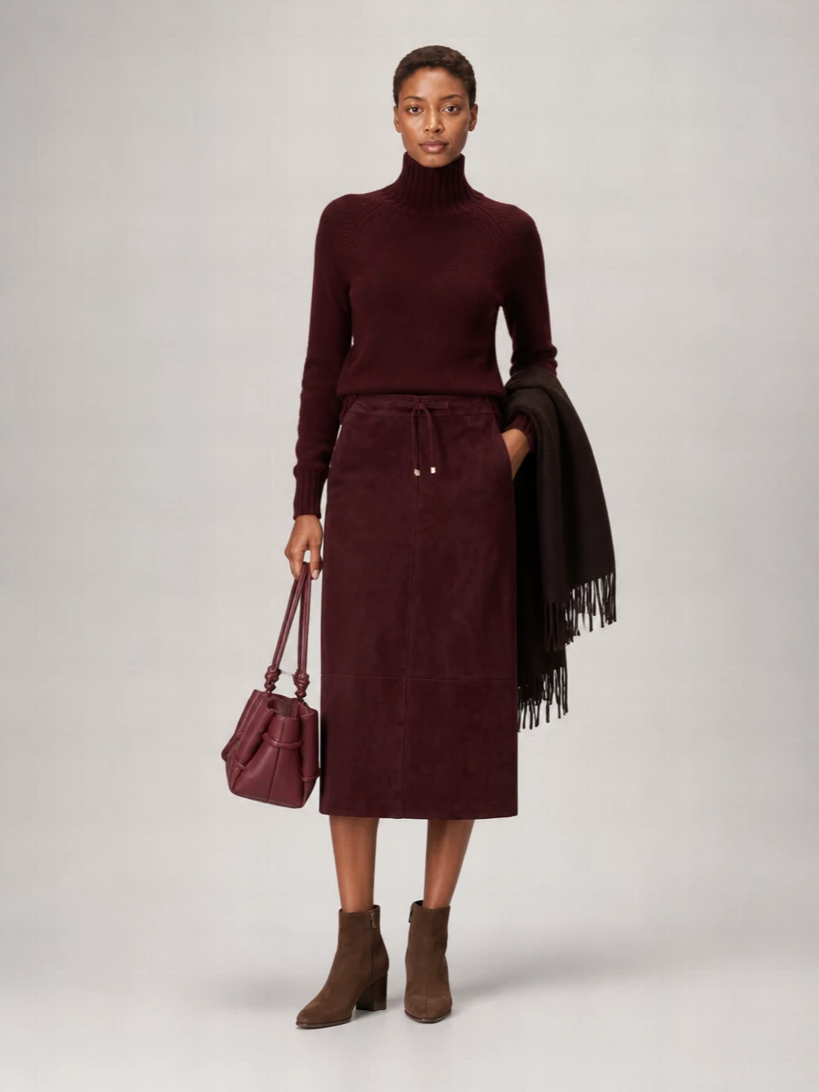 S Max Mara Cashmere Wool High Neck Sweater
