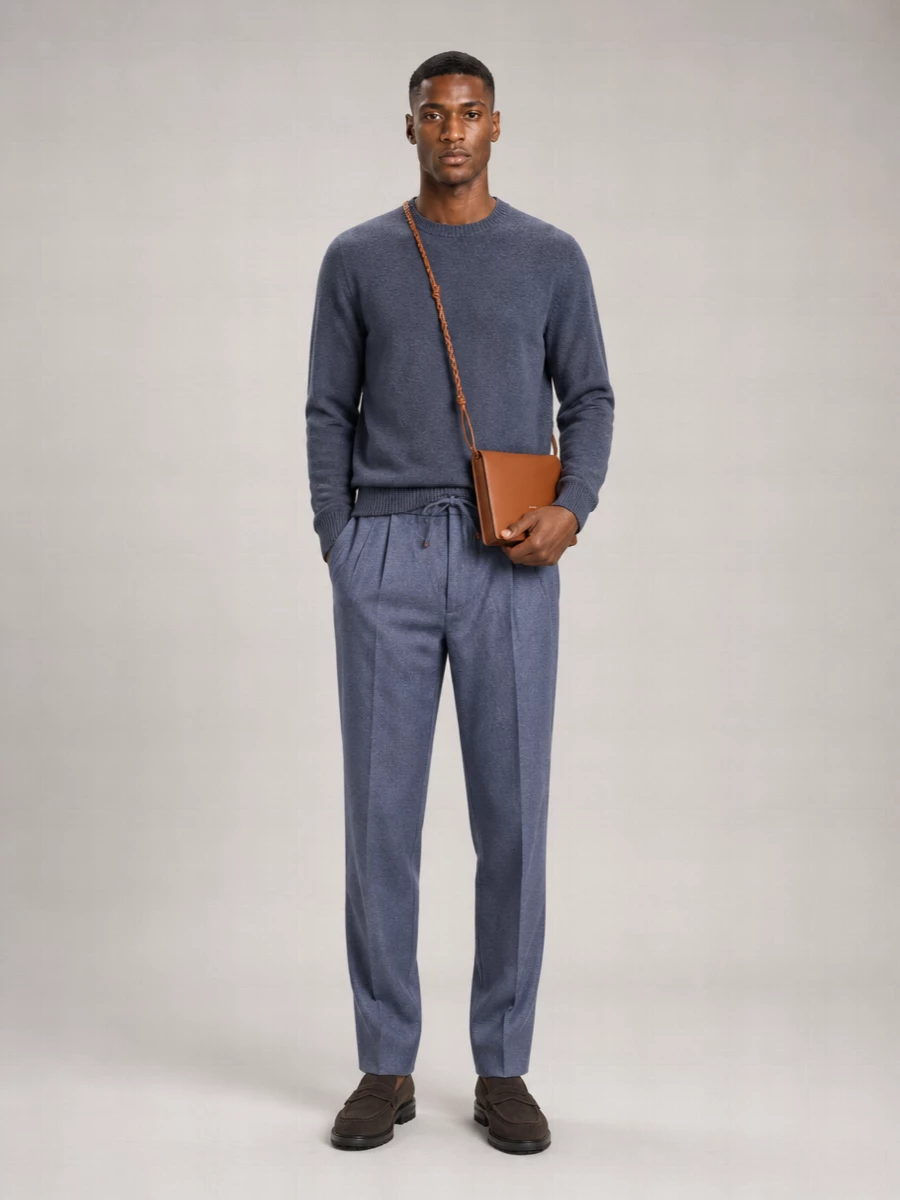 Kiton Leather Penny Loafers