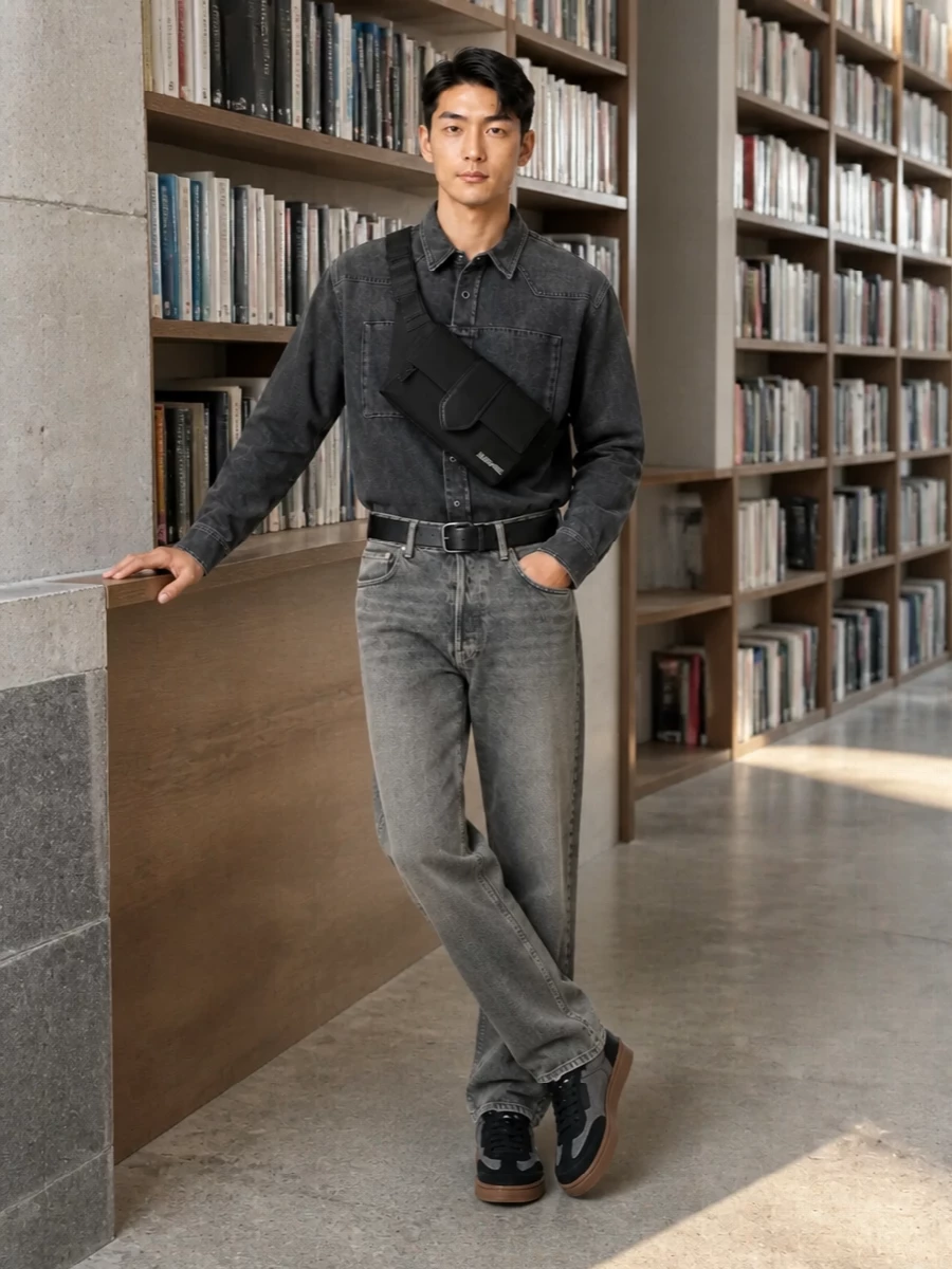 Haikure jeans mm6 shirt axel arigato sneakers