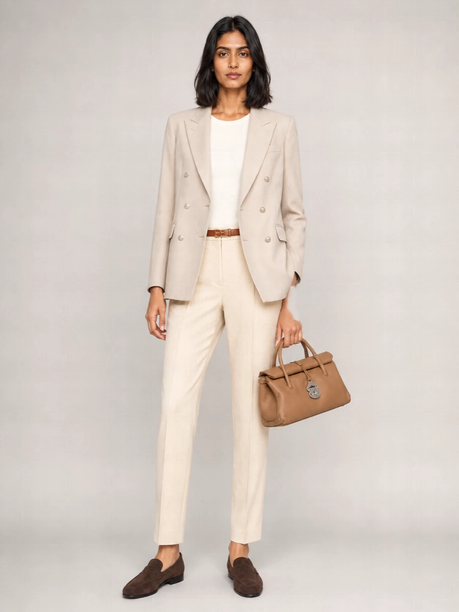 Circolo 1901 Corduroy-Effect Carrot Tailored Trousers