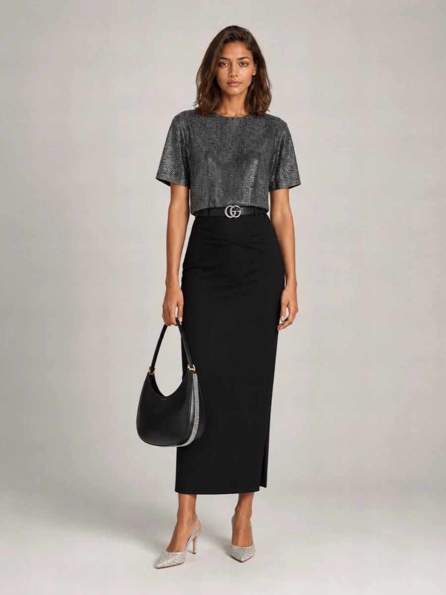 Giuseppe Di Morabito Embellished Viscose Blouse