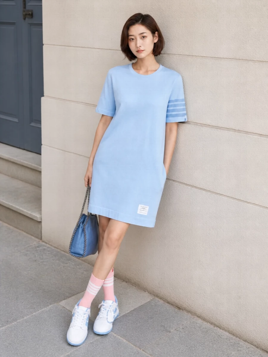 Thom browne sporty dress court sneakers
