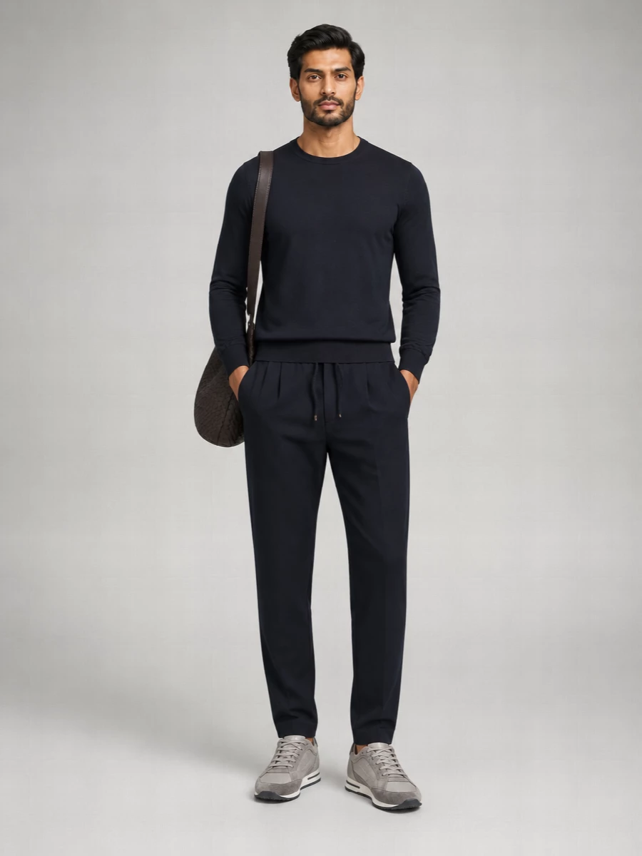 Brunello Cucinelli Linen Tapered Trousers