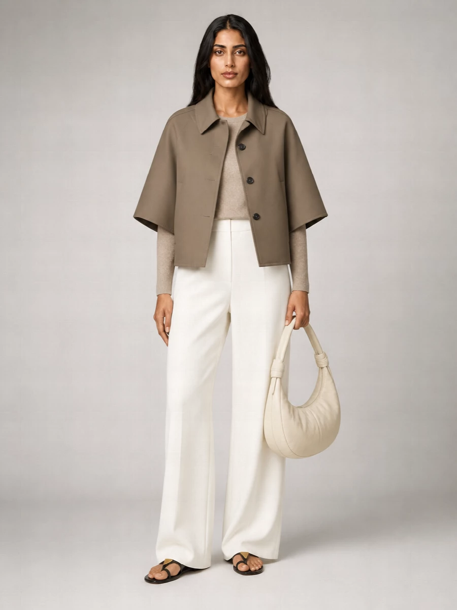 Max Mara Cotton Cape