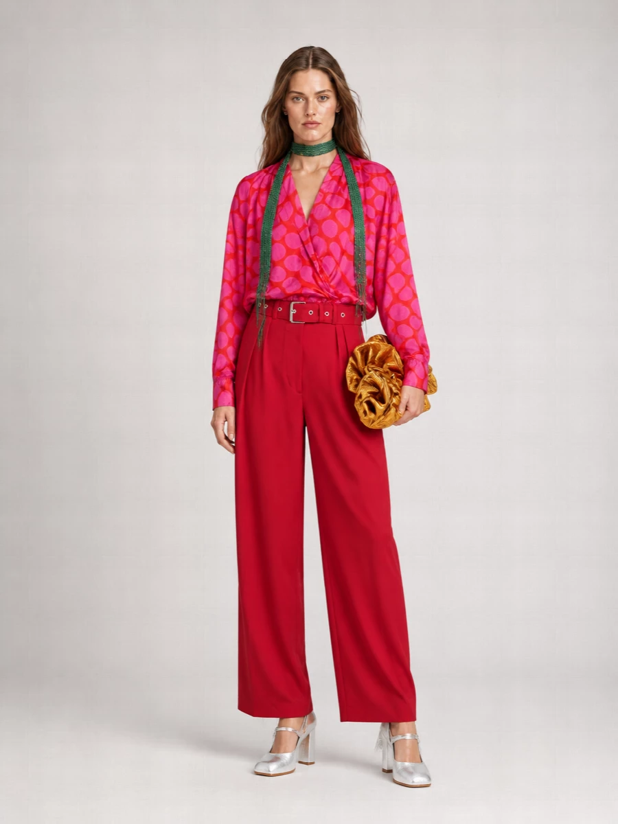 Dries Van Noten Long-Sleeve Blouse