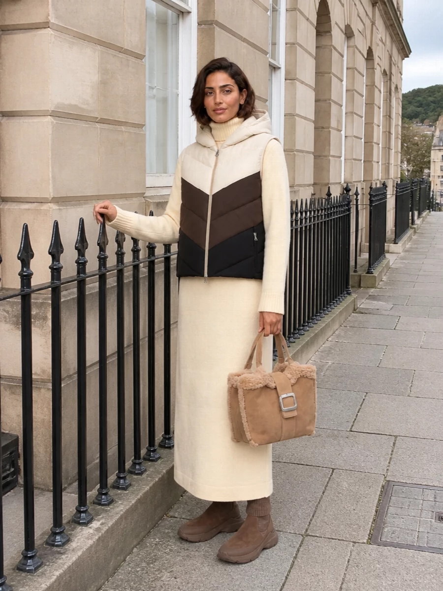 Kiton gilet jil sander knit dress winter outfit