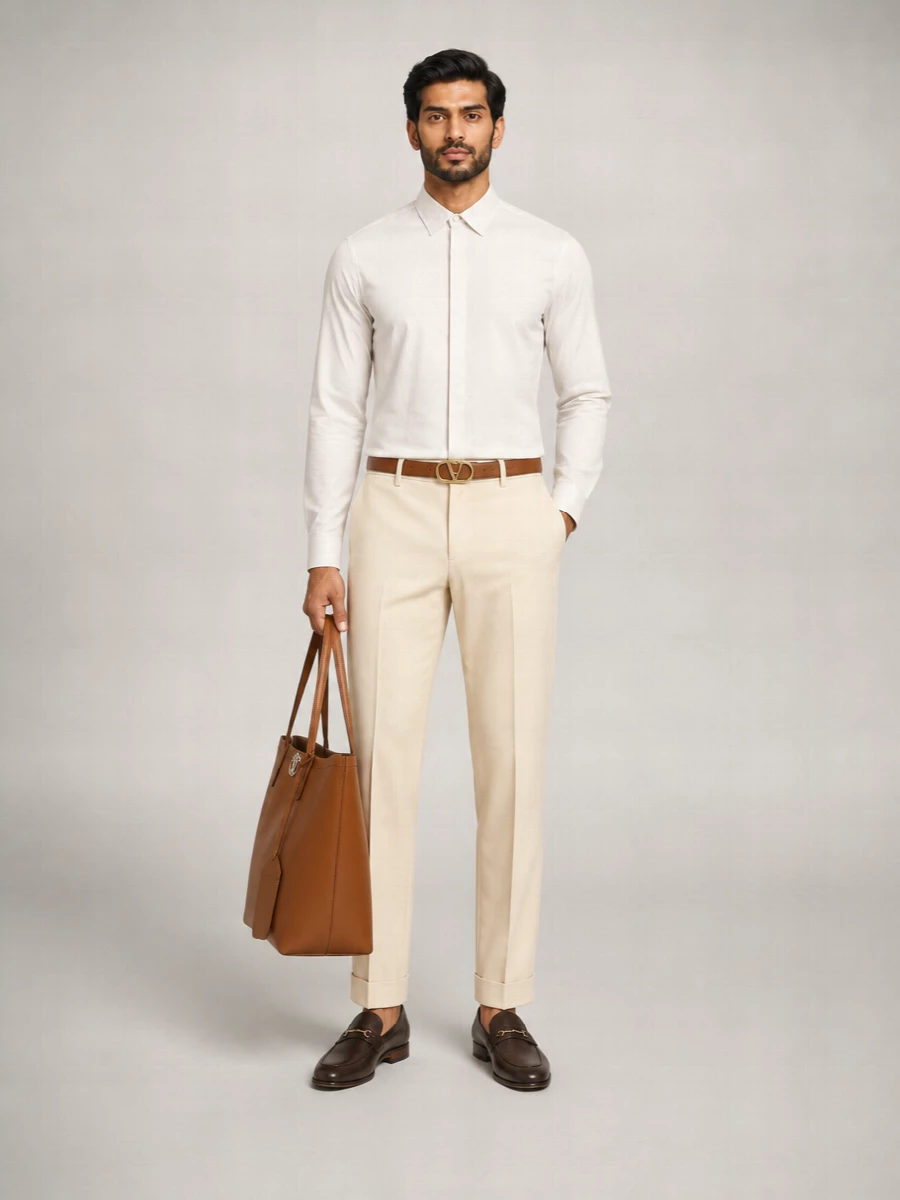 Valentino Garavani Cotton Tailored Trousers