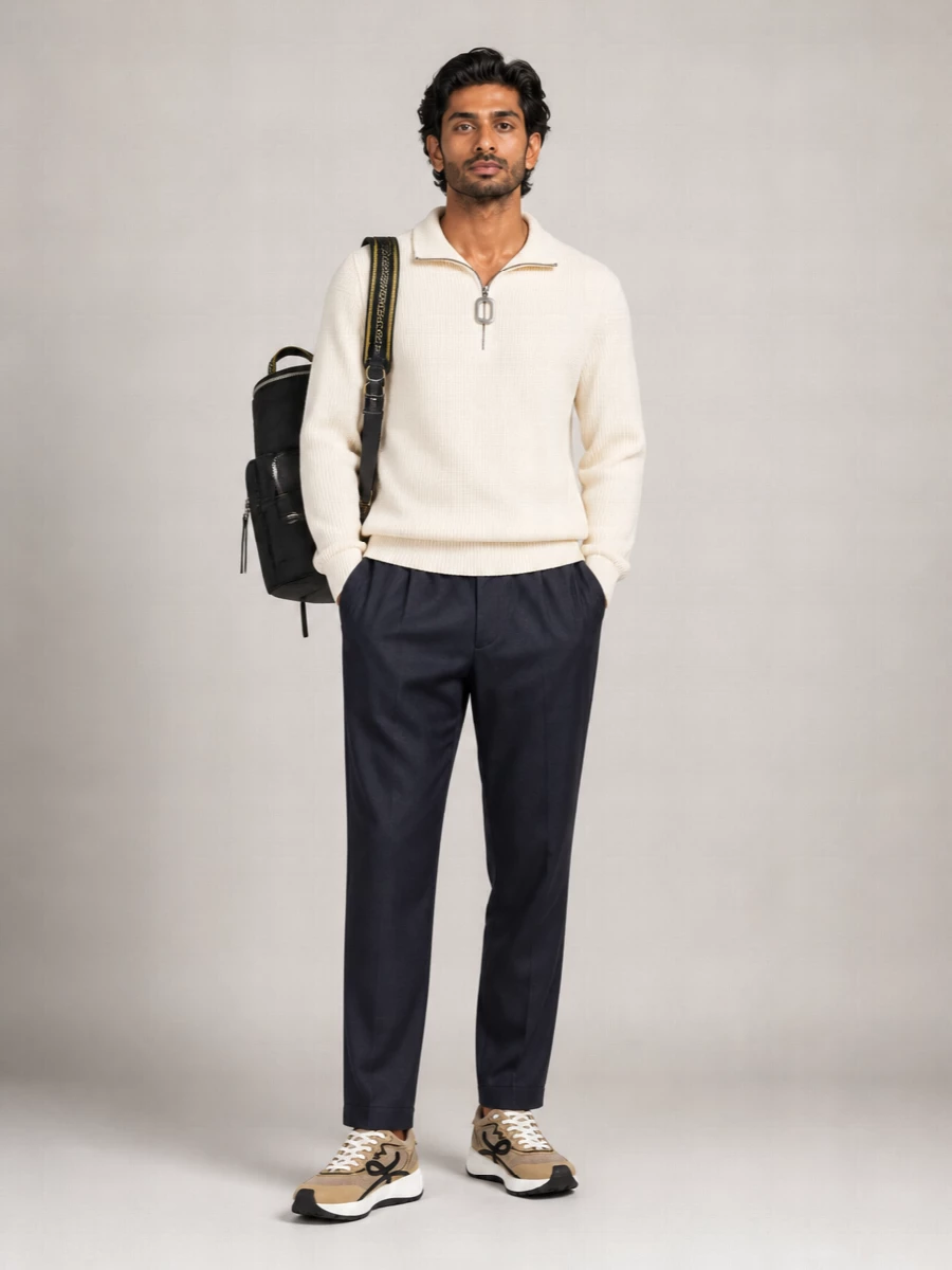 Fendi Polyester Logo-Jacquard Backpack