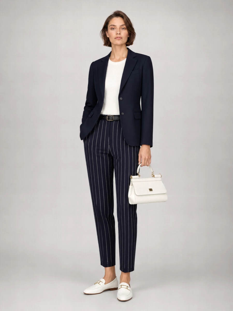 Giuseppe Di Morabito Striped High-Rise Trousers