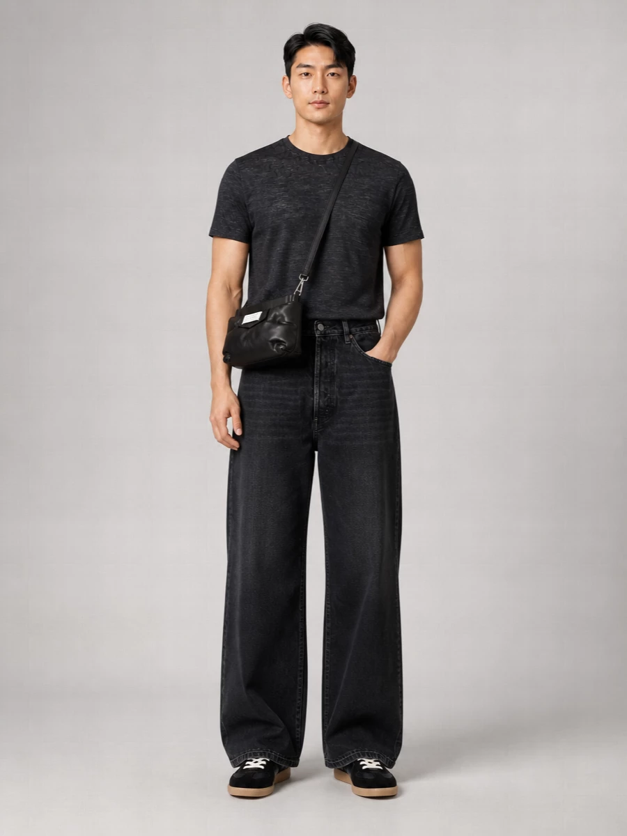 Mm6 Maison Margiela Wool Short-Sleeve T-Shirt