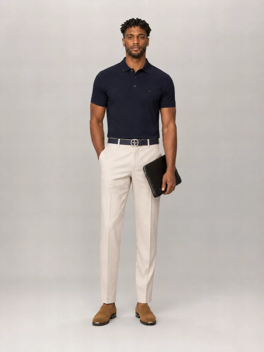 Etro Cotton Short-Sleeve Polo Shirt