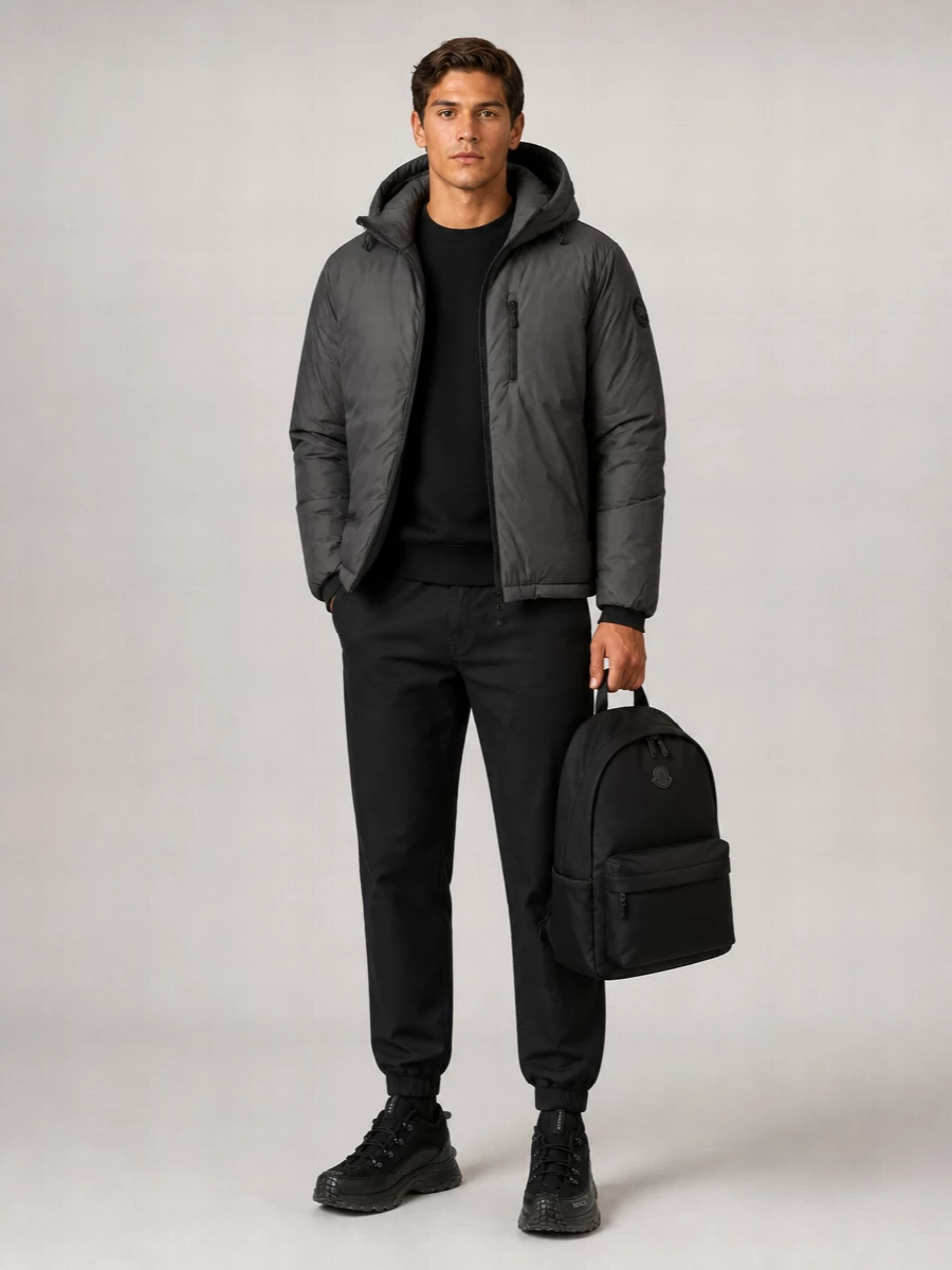 Canada Goose down hooded puffer jacket
