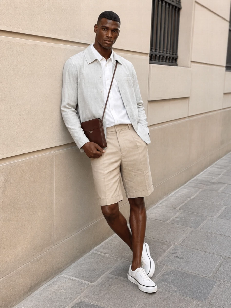 Jacquemus shirt jacket celine crossbody outfit