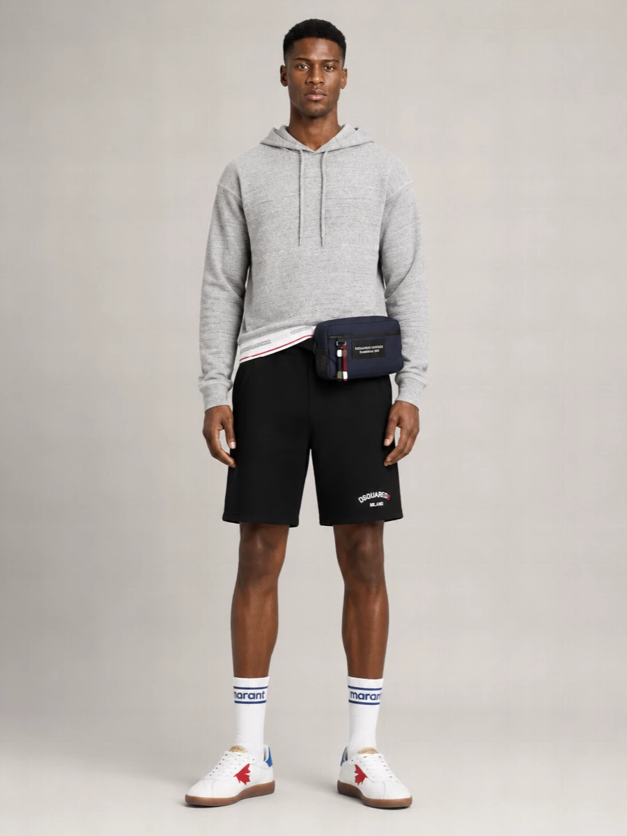 Dsquared2 Oversized Cotton Hoodie