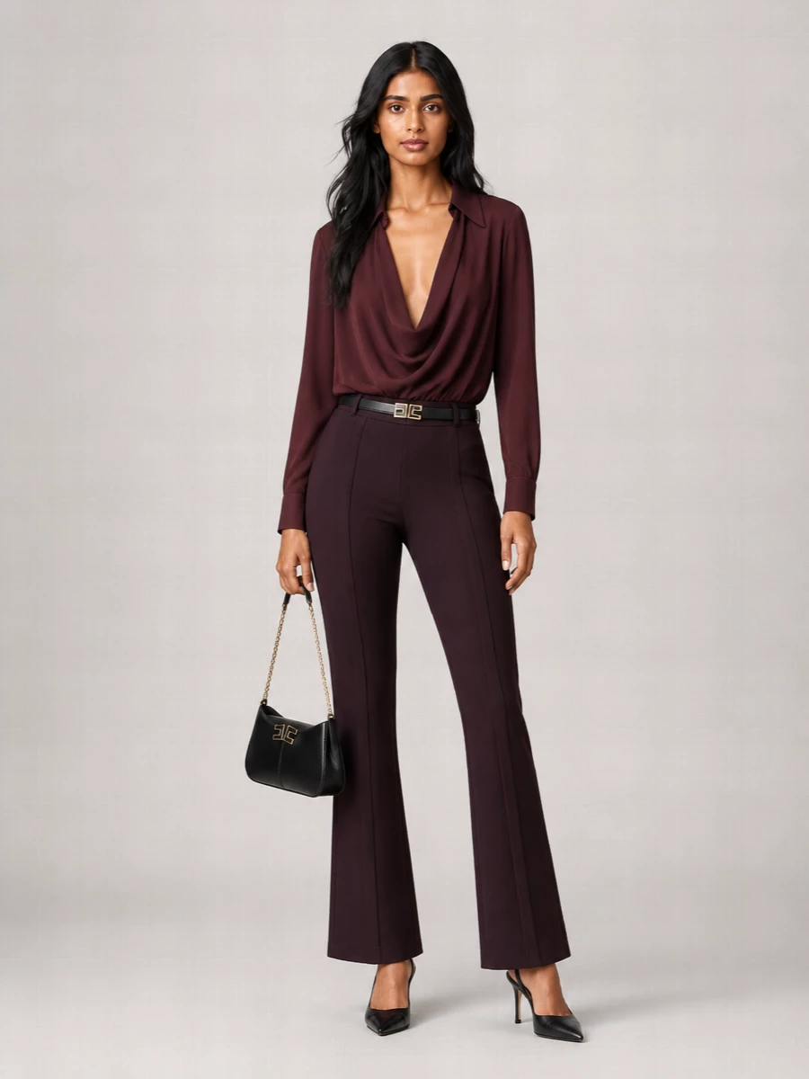 Elisabetta Franchi Flared Trousers